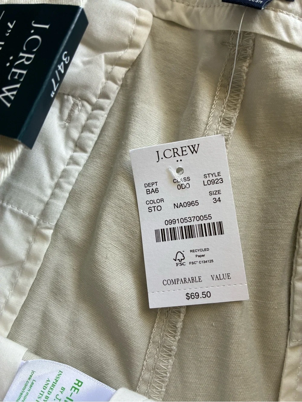 J. Crew Light Blue Micro-Pattern Button-Down with White Shorts
